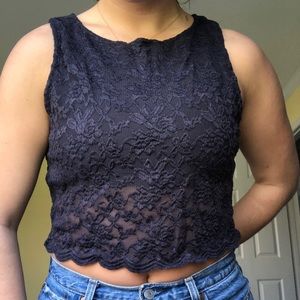 Free people laced top